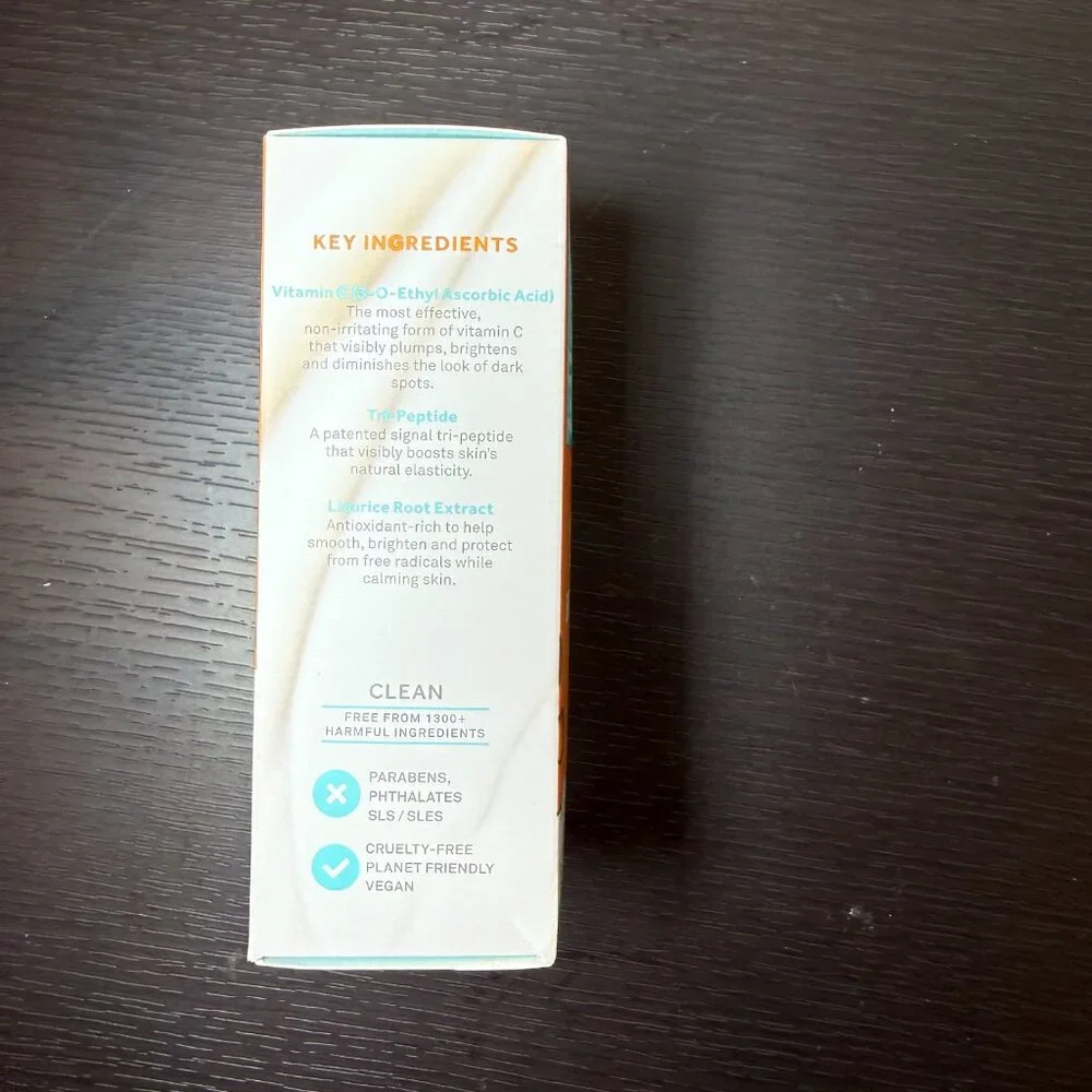 🔥 $15 SALE BLISS Bright Idea Brightening Serum Vitamin C & Peptides NIB